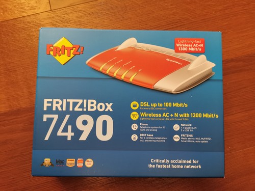 Modem router fritz - fritz!box, 7490