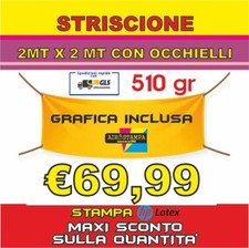 BANNER 2x2 mt STRISCIONE