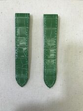 CINTURINO OROLOGIO "CARTIER" PELLE ALLIGATORE VERDE ANSA 20 MM - NUOVO KD1M9P49