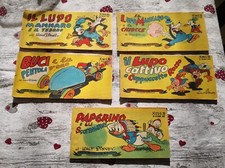 LOTTO  4 STRISCE ALBI TASCABILI DI TOPOLINO  DISNEY ANNI 50. REGALO  UN ALBO  
