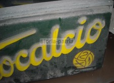 SPORT-CALCIO-TOTOCALCIO-PUBBLICITARIA D'EPOCA-TARGA DA COLLEZIONE-DECORATIVA