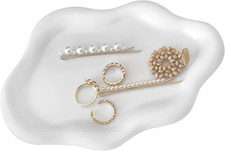 Vassoio Portagioie in Ceramica, Svuota Tasche Da Ingresso, Vassoio Decorativo, V