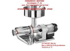 SPREMIPOMODORO PASSAPOMODORO ELETTRICO TRE SPADE BIG-2P F17000/III TAGLIA N 5