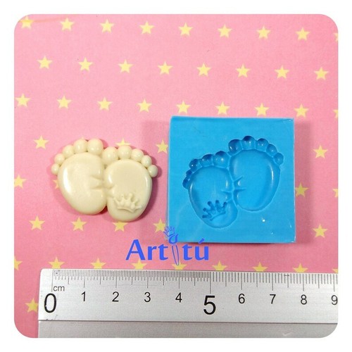 Stampo silicone piedini - stampo, in
