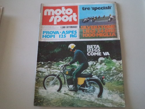 Motosport 1973 prova aspes - motosport,