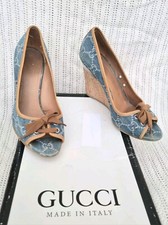 Gucci sandali con zeppa in