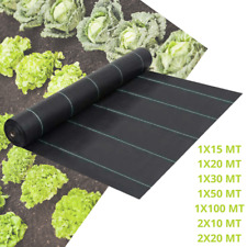 Telo Pacciamatura Nero Anti radice  Alghe Telo per Erbacce Pacciamante Orto