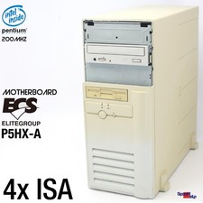 4x ISA SLOT ECS P5HX-A PENTIUM