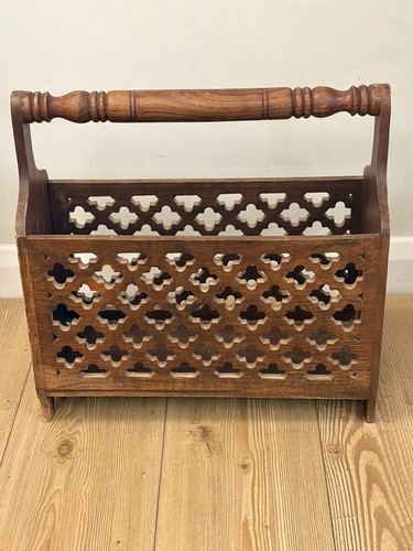 Porta riviste vintage - , legno