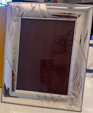 Cornice argento, verticale con dettagli girasole, marca Valenti NUOVA