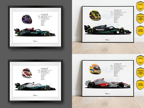 Stampa statistiche casco lewis - stampa,