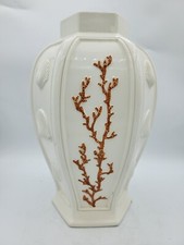 Urna vaso esagonale corallo