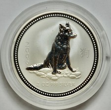 AUSTRALIA -AG/ 2 $ DOLLARS DOLLARI 2006 KOOKABURRA silver argento Oncie OZ  FDC