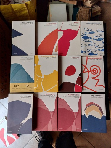 Lotto libri poesie mondadori - libri,