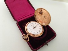 Orologio da taschino antico in oro giallo 12k, anni 20, funzionante