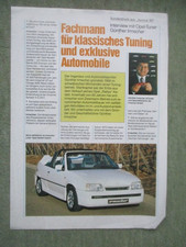 Irmscher Opel stampa speciale