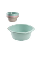 Bacinella Rotonda 20 Litri Verde, Rosa, Tortora 50x47x19,5 cm