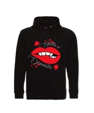 Felpa cappuccio donna nera - donna,