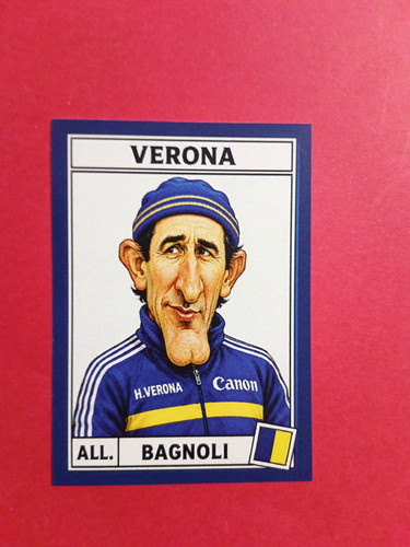 Figurina caricatura calciatori - figurina,