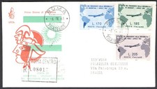 1961 Italia, Busta Veneto n. 177/it, Gronchi Sud America, Viaggio a Savon