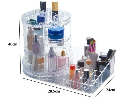 Organizer trucco girevole - organizer,