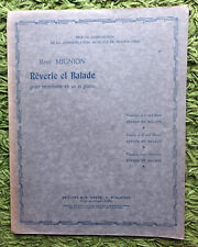 Reverie et Balade - Rene Mignion: parte trombone con pianoforte - edizione Billaudot 1966