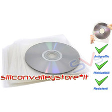 100 BUSTINE PORTA CD DVD BLU