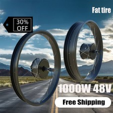 Mozzo ruota posteriore 48V 1000W 20/24/26'' neve ebike grasso motore droupout 170/190mm