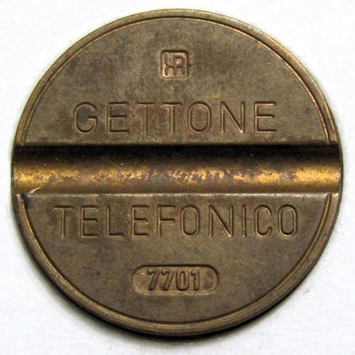 Gettone telefonico 7701 italy - telefonico,
