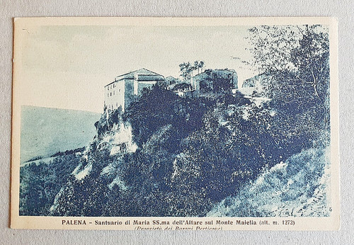 Cartolina palena chieti - cartolina,