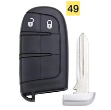 GUSCIO CHIAVE COVER TELECOMANDO PER FIAT FREEMONT DODGE JOURNEY CHEROKEE KEYLES
