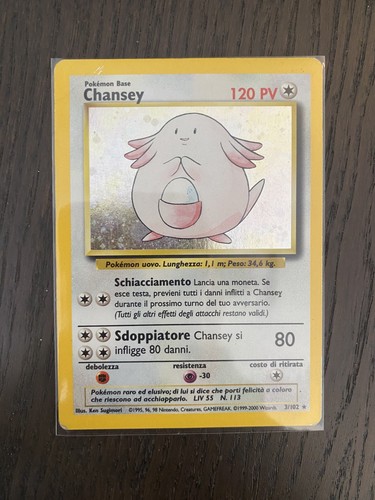 Pokemon chansey 102 set - 3/102,
