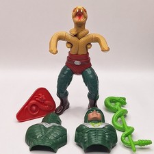 Lotto 4 action figure vintage KING HISS Motu Masters Of The Universe He-Man complete
