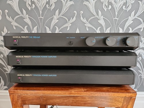 Musical fidelity the pre - fidelity, amp'