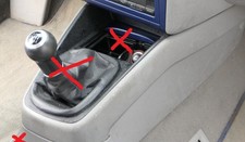 Console centrale VW Golf 4 Bora tunnel centrale per cambio 1J1863201D grigio