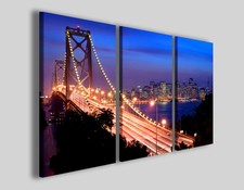 Quadri città New york bridge II stampe su tela