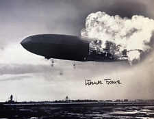 WERNER FRANZ FOTO FIRMATA HINDENBERG INGHIOTTITO DALLE FIAMME --6 MAGGIO 1937-COA
