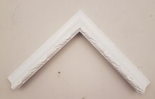 Cornice in legno bianca +