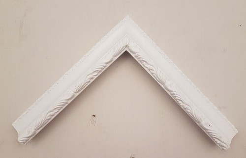 Cornice legno bianca - cornice, +