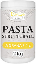 Pasta Strutturale a Grana Fine 2Kg Massa Bianca Pasta Modellabile per Progetti A