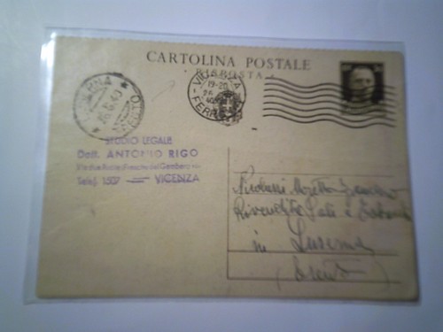 Cartolina viaggiata per - cartolina,