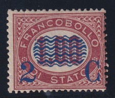 REGNO D'ITALIA 1878 ONDULINE