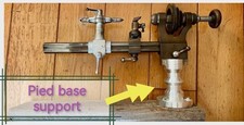 Pied Support tour horloger base watchmaker lathe tool torno rélojéro lorch boley