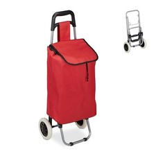 Relaxdays Carrello Portaspesa, Pieghevole, 25 l -