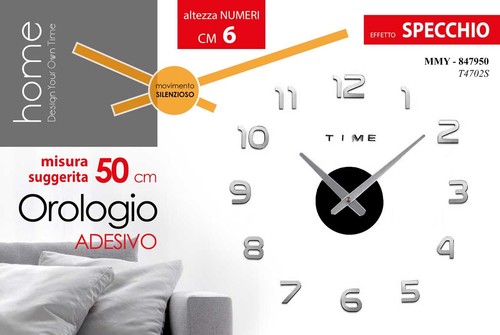 Orologio parete adesivo - orologio,