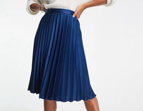 Maxi gonna donna plissettata
