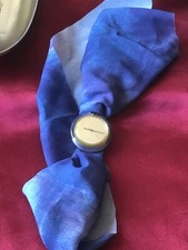 Orologio SWATCH Pop FOULARD (PMK119)-NUOVO/NOS-Blu/Argento-Lusso-BELLISSIMO
