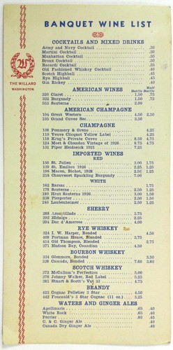 1920 vintage banquet - 1920, wine