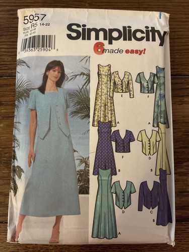 Abito simplicity 5957 modello - simplicity,