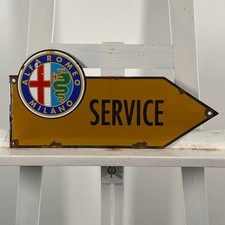 Insegna smaltata Alfa Romeo -